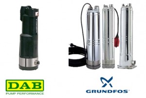 Grundfos and DAM well or tank pumps